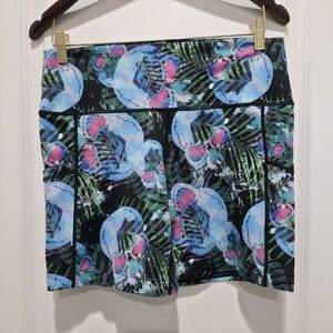 Constantly Varied Gear Blue and Pink Mini Skirt